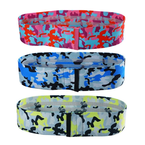 Custom Printed Grace Fit Resistensi Band pikeun Glutes Pabrikan Cina